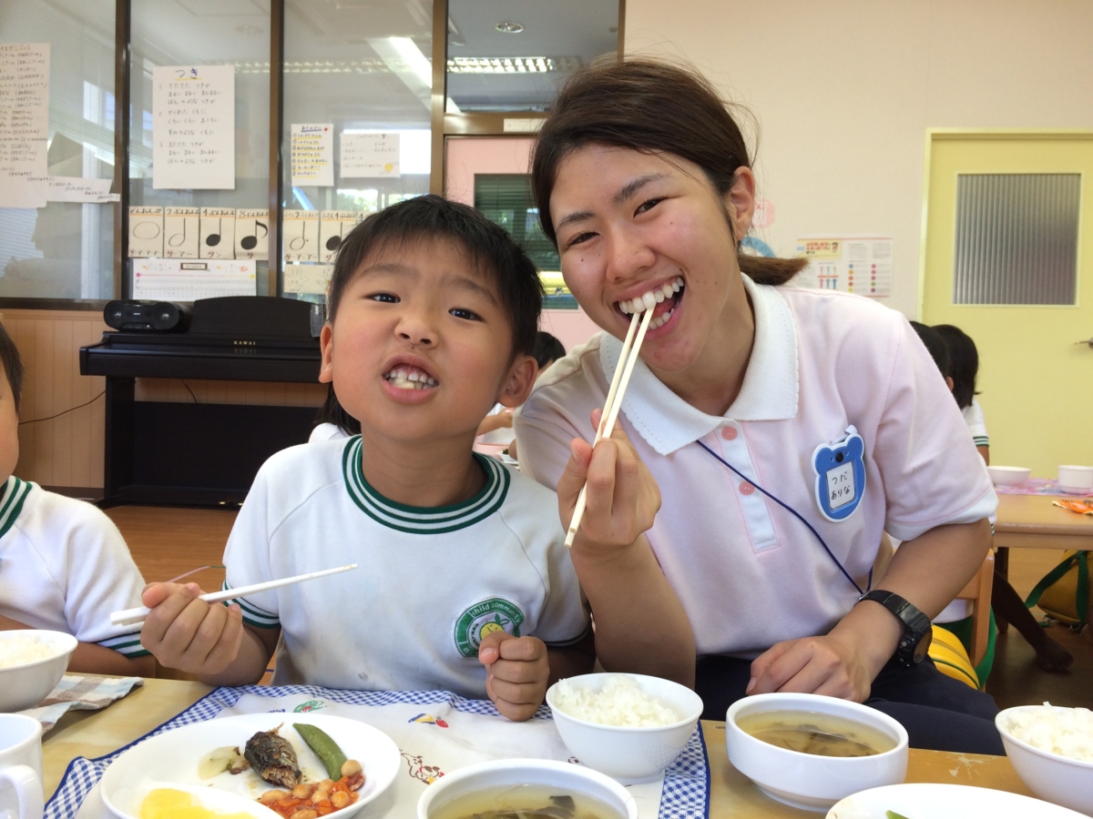 2019年10月9日 給食 みのりぐみ めばえ幼稚舎